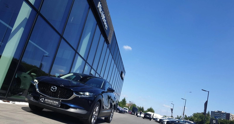 Mazda CX-30 cena 112900 przebieg: 80896, rok produkcji 2021 z Tychy małe 407